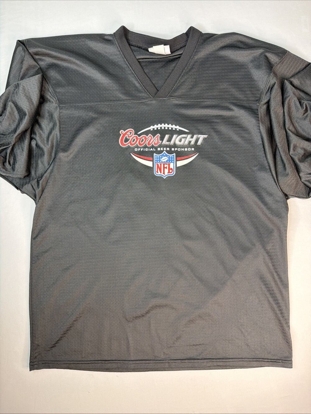 Vintage Coors Light NFL Jersey Men’s 2XL Short Sleeve Pullover Official Sponsore